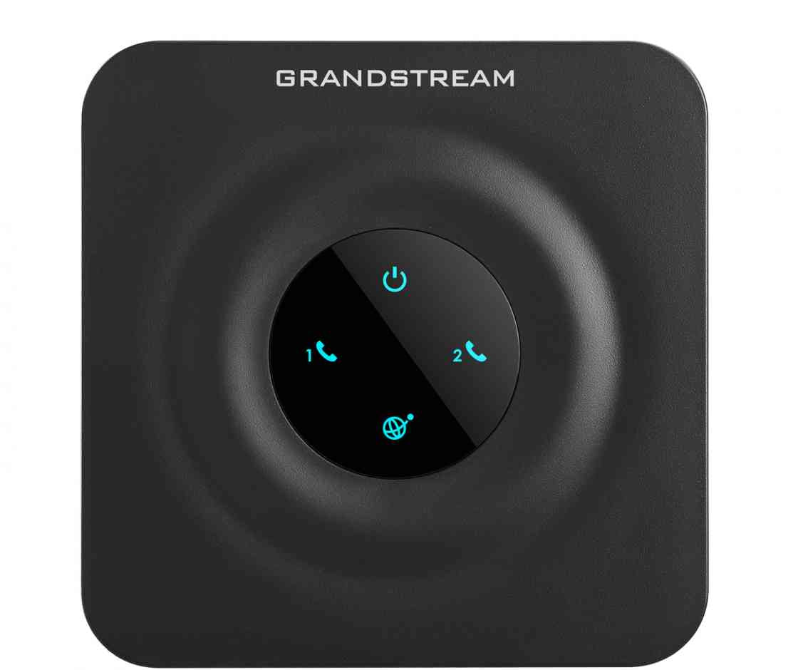 Grandstream HT802 2 Port FXS analog telephone adapter ( ATA ), Supports 2 SIP profiles through 2 FXS ports and a single 10/100Mbps port.