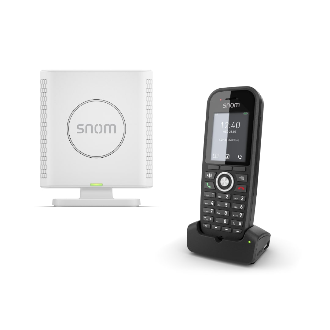 SNOM M430 bundle EU, M30 & M400, PoE, Single Cell, Backlit Keyboard, Long Standby Time, Security (TLS & SRTP)