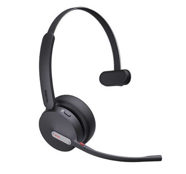 Yealink BH70 Bluetooth Wireless Mono Headset Teams USB-C, Microsoft Teams & UC Certified, 3-Mic Noise Cancellation, 35 Hours Talk Time