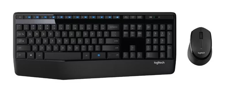 Gaming DesktopLogitech MK345 Wireless Keyboard & Mouse Combo Full Size 12 Media Key Long Battery Life Comfortable (NEW!!)