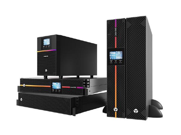 Vertiv Liebert GXE3-1000IMT, 1000VA 900W 230V, Double Conversion UPS, 0.9 PF Tower, 8 x IEC60320 C13, Single Phase