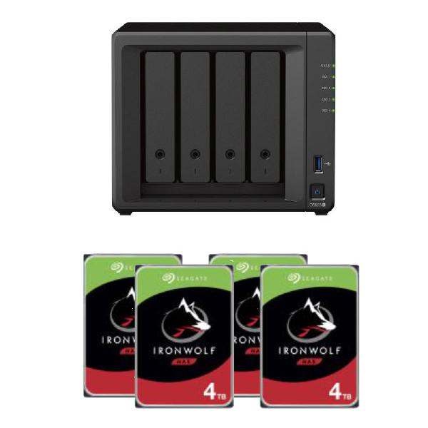 Synology Bundle - Synology 4 Bay DS923+ x 1 plus Seagate 4TB 3.5