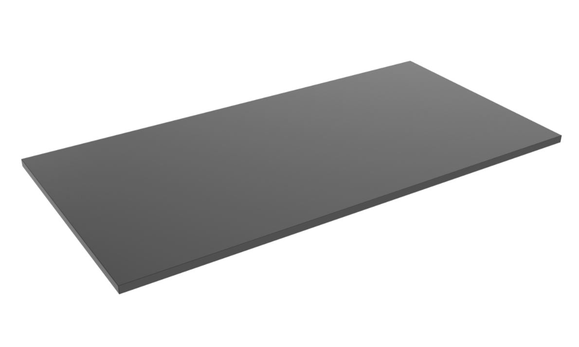 Brateck Particle Board Desk Board 1500X750MM  Compatible with Sit-Stand Desk Frame  - Black