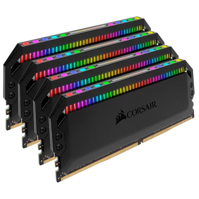 Corsair Dominator Platinum RGB 64GB (4x16GB) DDR4 3600MHz CL18 DIMM Unbuffered 18-19-19-39 XMP 2.0 Black Heatspreaders 1.35V Desktop PC Gaming Me