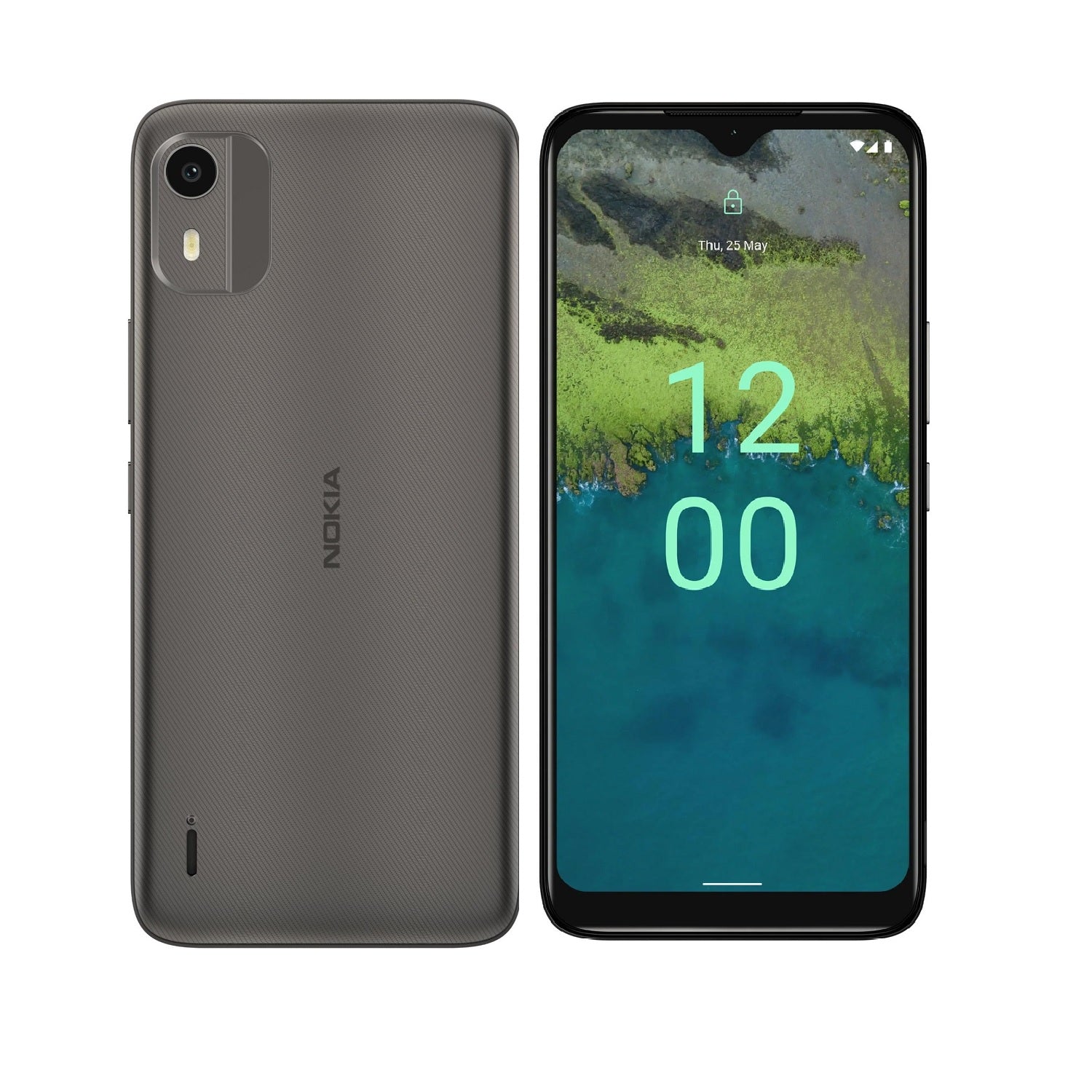 Nokia C12 4G 64GB - Charcoal (286809442)*AU STOCK*, 6.3', 2GB+2GB(Virtual RAM)/ 64GB, 8MP/5MP, Dual SIM, 3000mAh,2YR