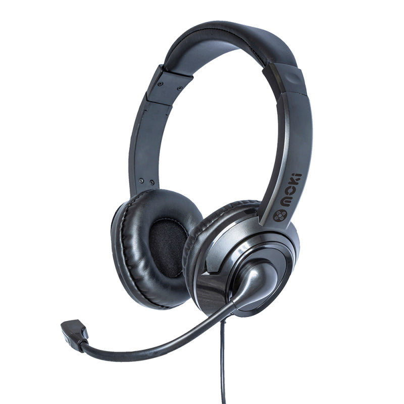 Gaming DesktopMoki USB Headphones + Boom Mic