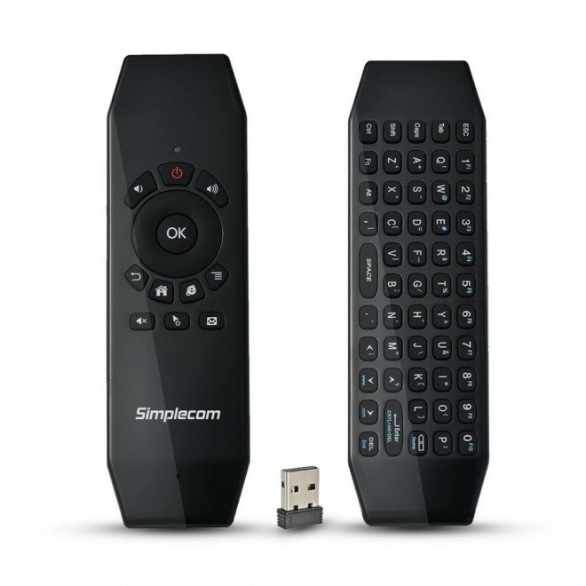 Simplecom RT150 2.4GHz Wireless Remote Air Mouse Keyboard with IR Learning