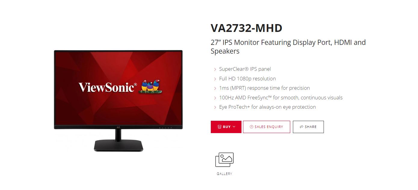 Gaming DesktopViewSonic 27' Super Clear IPS