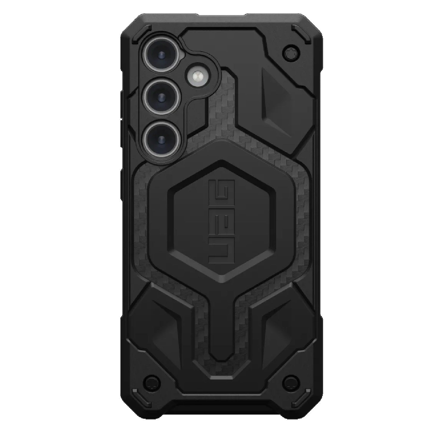 UAG Monarch Pro Magnetic Samsung Galaxy S24 5G (6.2') Case - Carbon Fiber (214412114242), 25ft. Drop Protection (7.6M), Multiple Layers,Tactical Grip