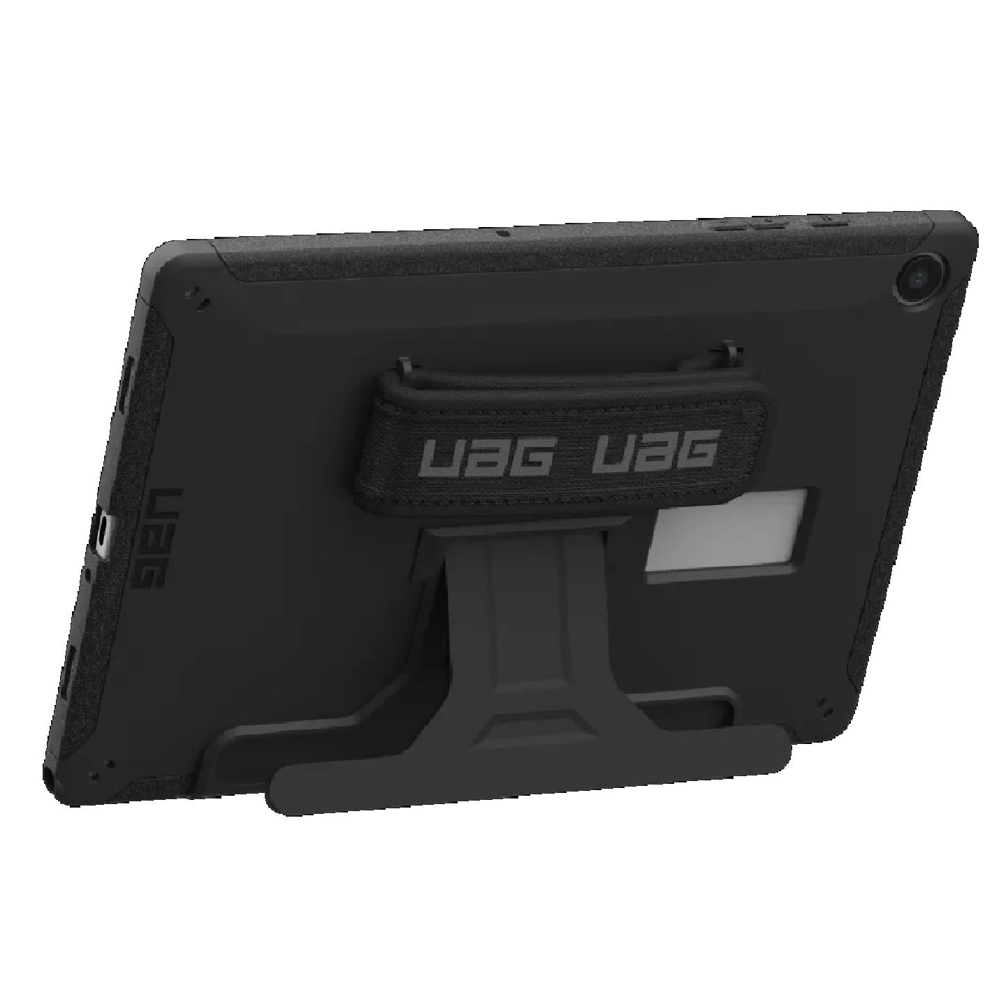 UAG Scout Samsung Galaxy Tab A9+ (11') with Kickstand & Handstrap Case -Black(224450114040),DROP+ Military Standard,Impact-Resistant Core,Featherlight