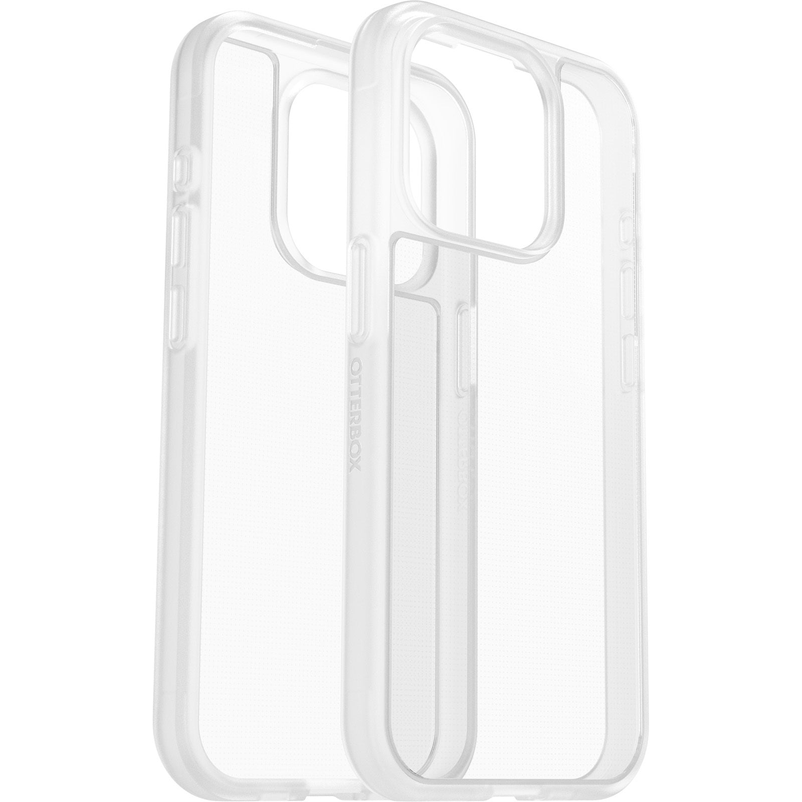 OtterBox React Apple iPhone 15 Pro (6.1') Case Clear - (77-92756), Antimicrobial, DROP+ Military Standard, Raised Edges,Hard Case,Soft Grip