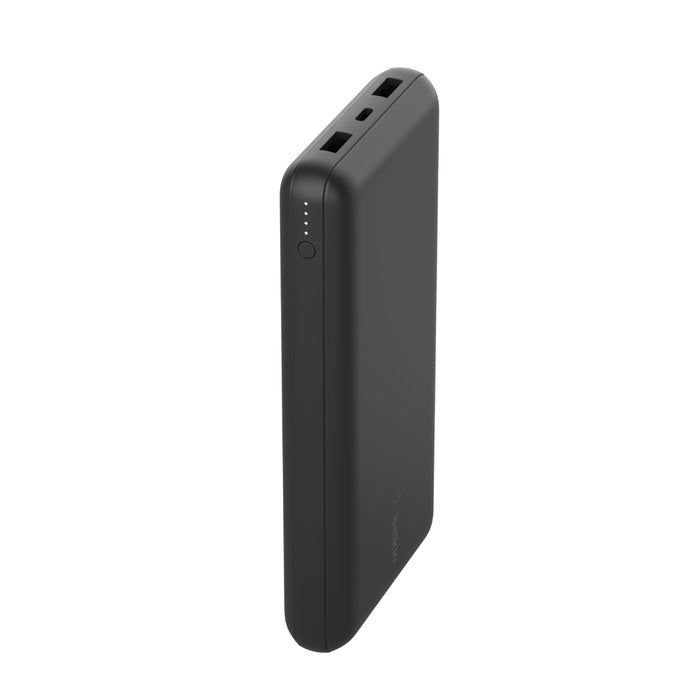 Belkin BoostCharge Power Bank 20K (Multi-port) - Black(BPB012btBK),1xUSB-C, 2xUSB-A, 5cm USB-C to USB-A Cable,15W Total Power, 3-Port Power Bank,2YR