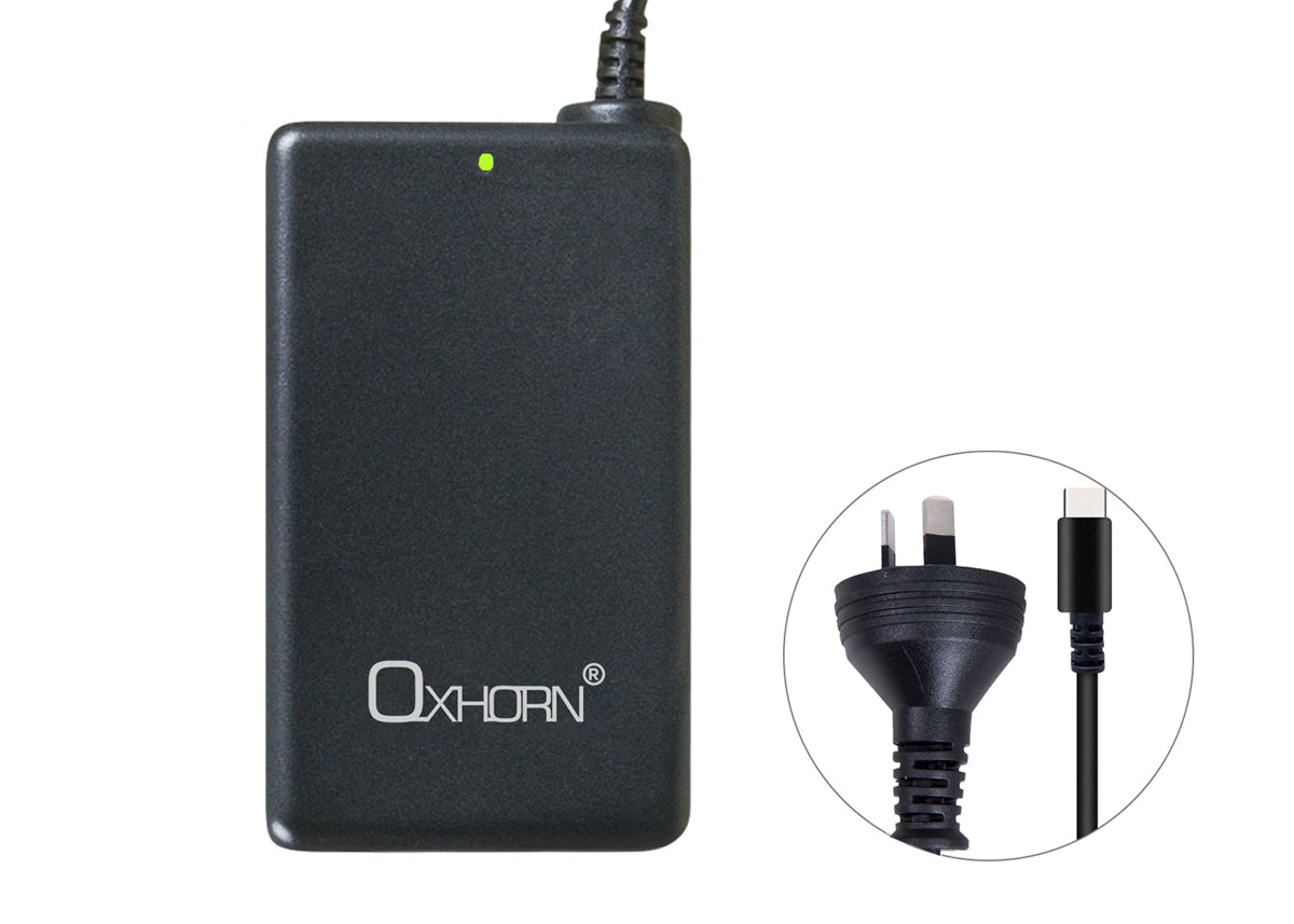 Oxhorn 65W AC Power Adapter USB-C Charger Power Delivery for Lenovo HP Dell Asus USB-C