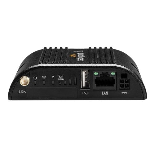 Cradlepoint IBR200 IoT Router, Cat 1, Essentials Plan, 2x SMA cellular connectors, 1x FE Ports, Dual SIM, 3 Year NetCloud