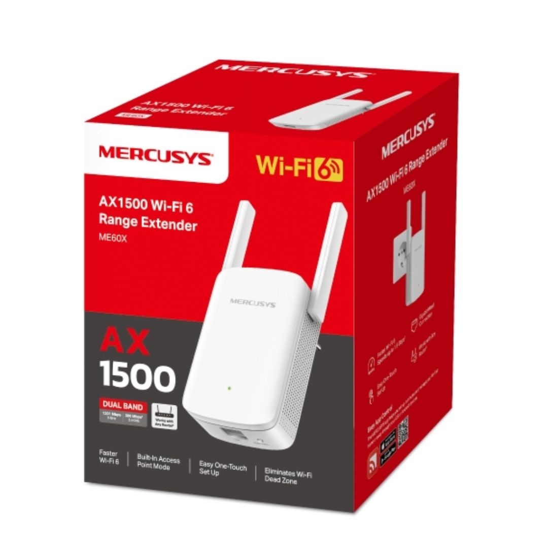 Gaming DesktopMercusys ME60X AX1500 Wi-Fi 6 Range Extender