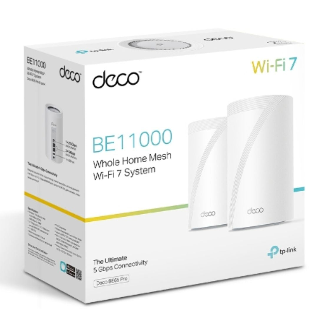 Gaming DesktopTP-Link Deco BE65 Pro(2-pack) BE11000 Whole Home Mesh WiFi 7 System