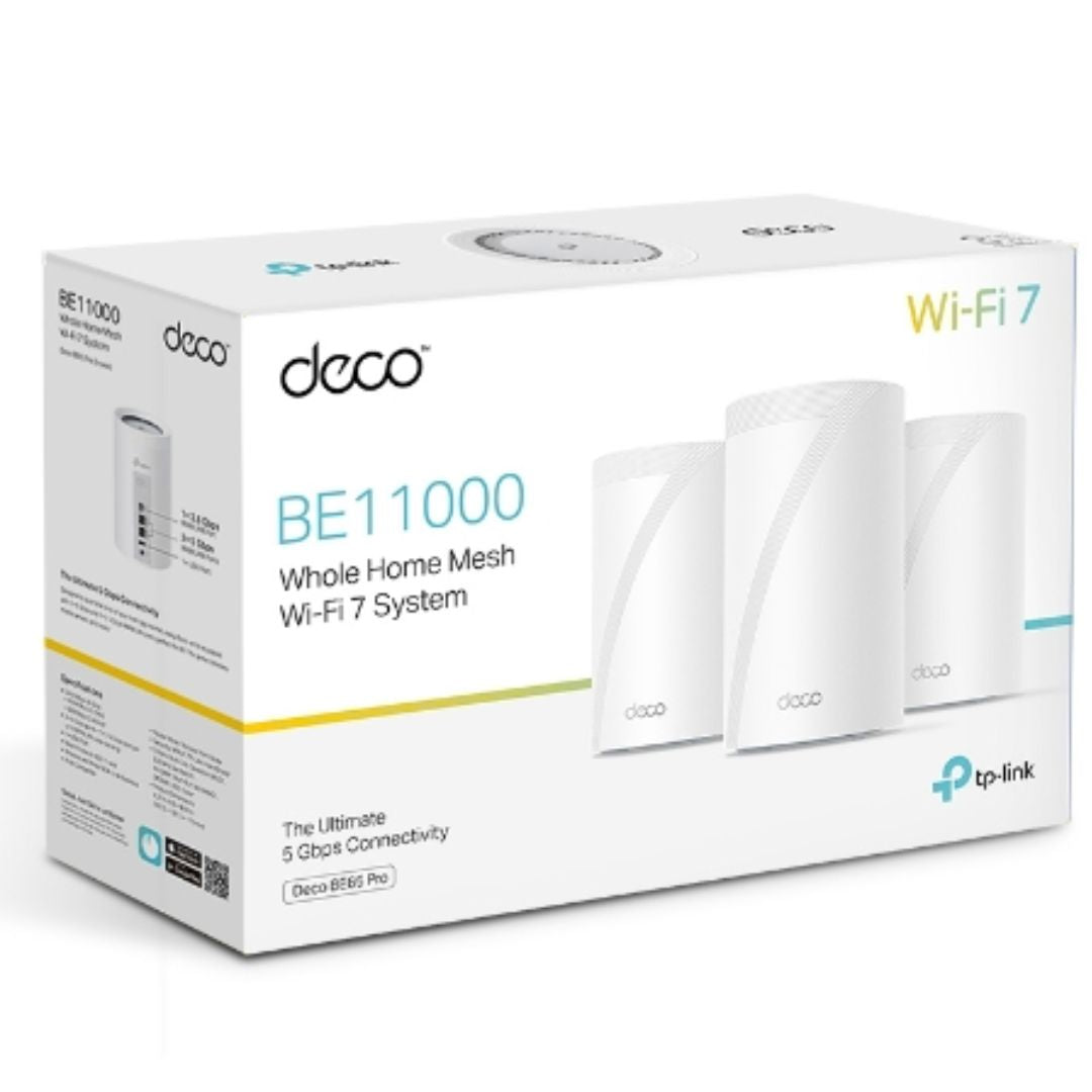 Gaming DesktopTP-Link Deco BE65 Pro(3-pack) BE11000 Whole Home Mesh WiFi 7 System