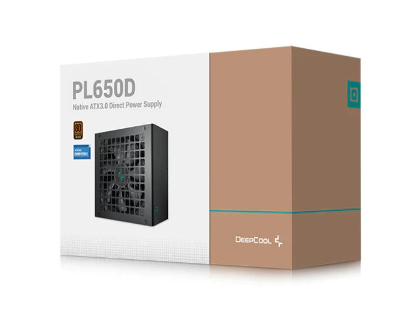 Gaming DesktopDeepCool PL650D 650W 80+ Bronze Certified Non-Modular ATX Power Supply