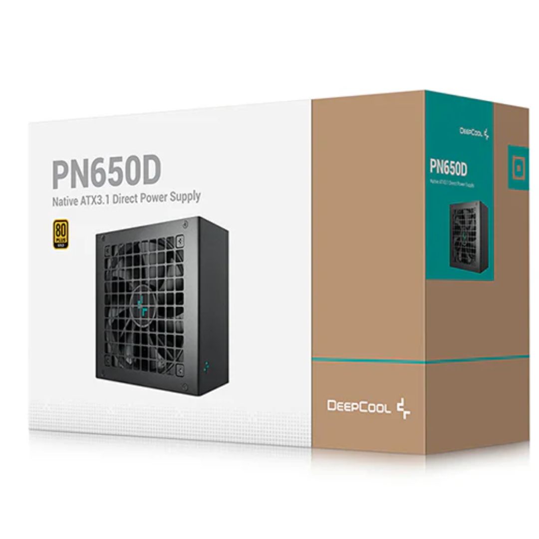 DeepCool PN650D 650W 80+ Gold Certified Non-Modular ATX Power Supply