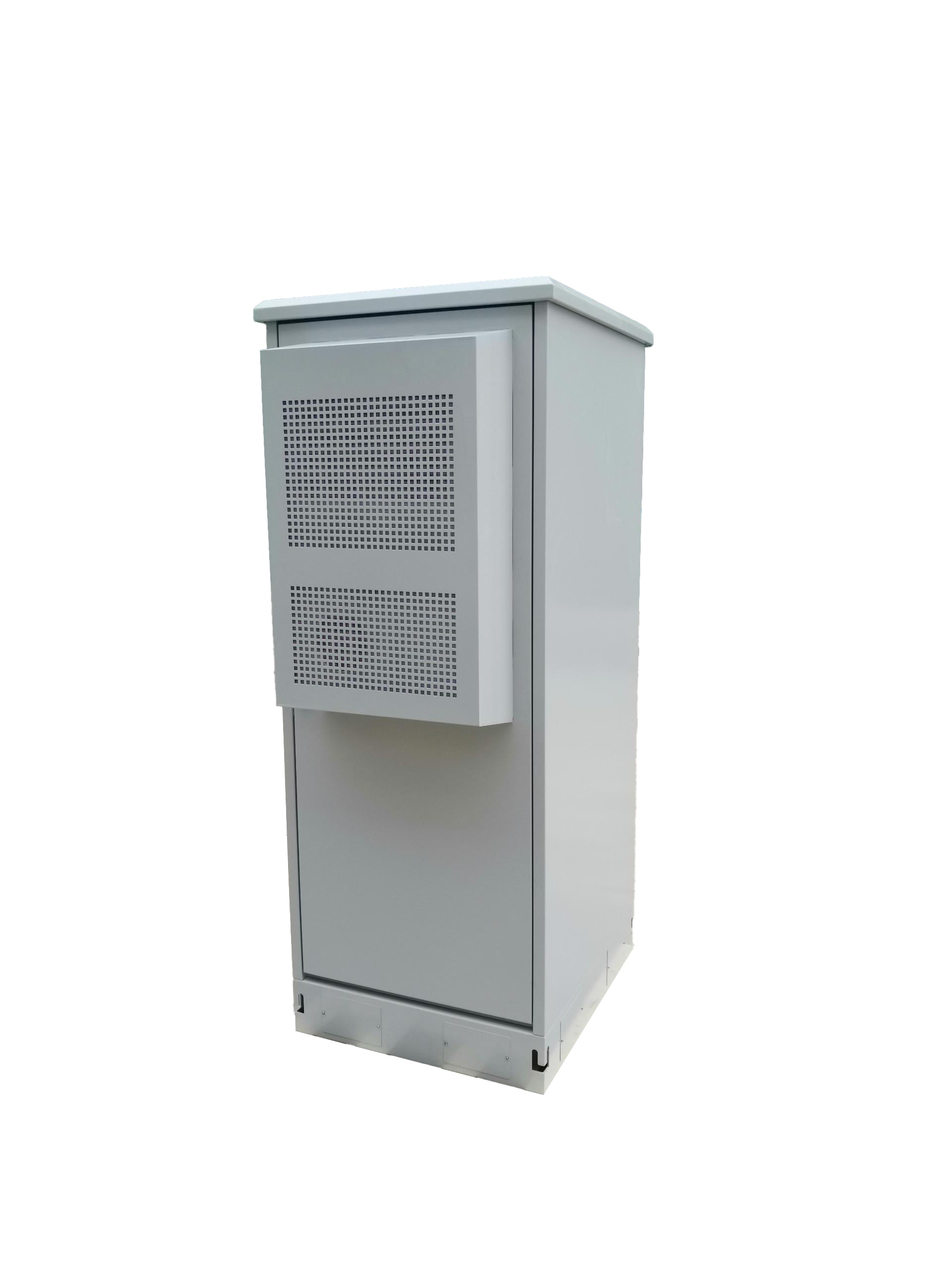 LDR Assembled 34U Outdoor Server Rack Cabinet (L615mm x W800mm x H1800mm), Solid Metal Door, Air Conditioner Included, IP20, Capacity 800kg