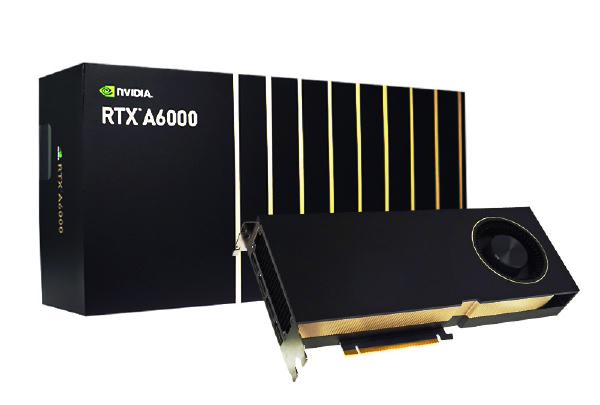 Leadtek nVidia Quadro RTX A6000 48GB Workstation Graphics Card GDDR6, ECC, 4x DP 1.4, PCIe Gen 4 x 16, 300W, Dual Slot Form Factor, NV Link, VR Ready