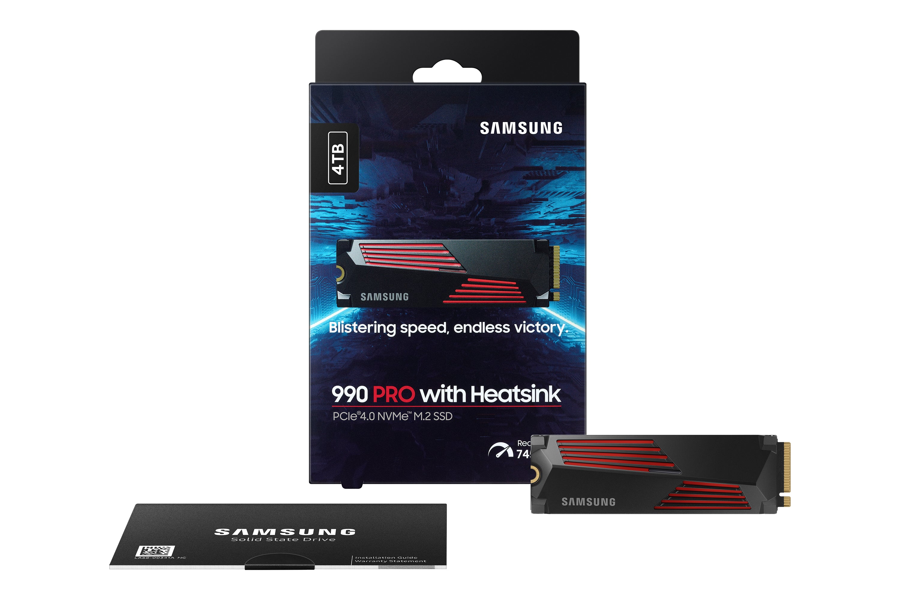 Samsung 990 Pro 4 TB M.2 PCI Express 4.0 NVMe V-NAND TLC