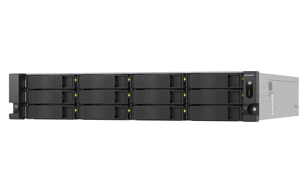 QNAP TS-H1277AXU-RP NAS Rack (2U) Intel Xeon E E-2136 32 GB DDR4 168 TB HDD QuTS hero Black