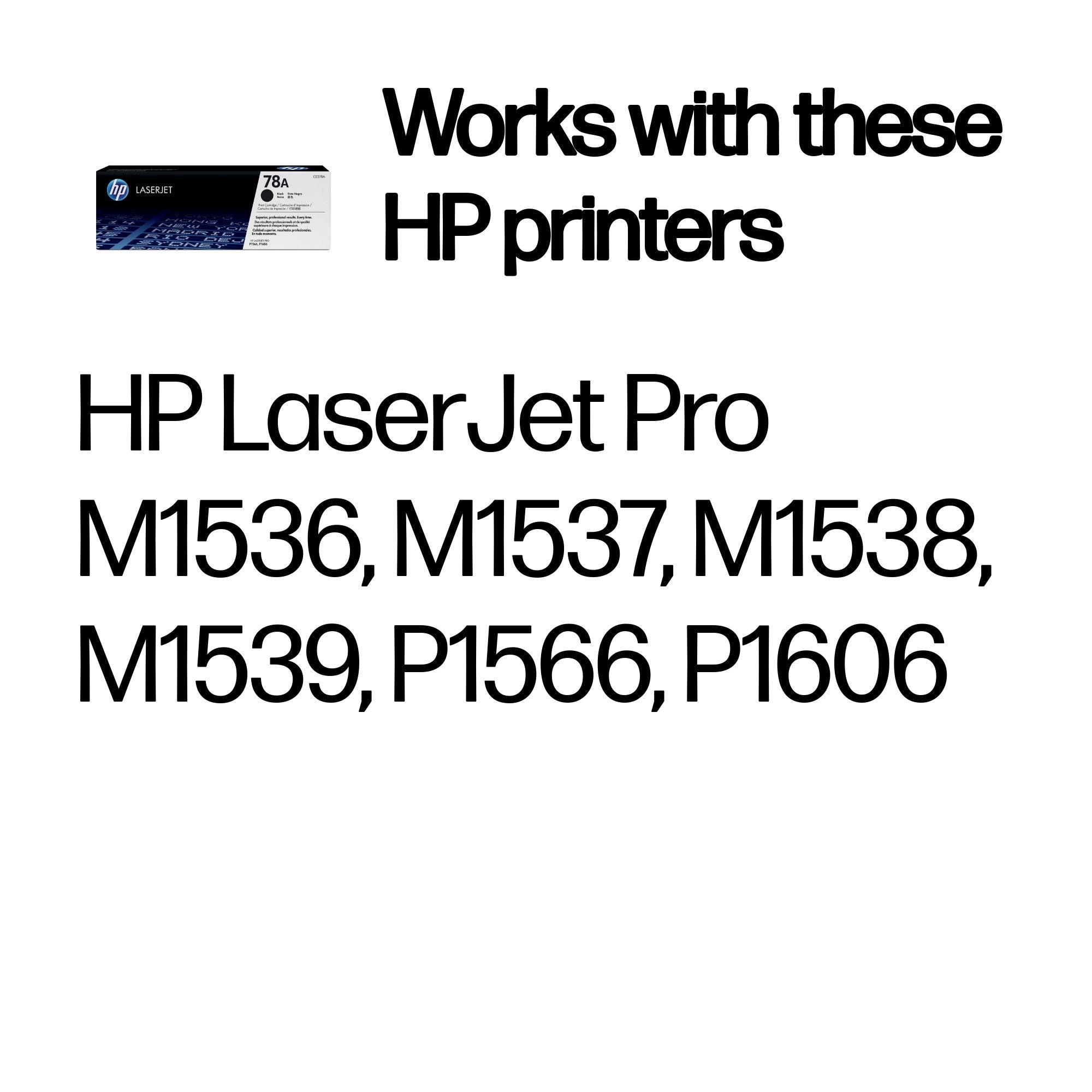 HP 78A Black Original LaserJet Toner Cartridge