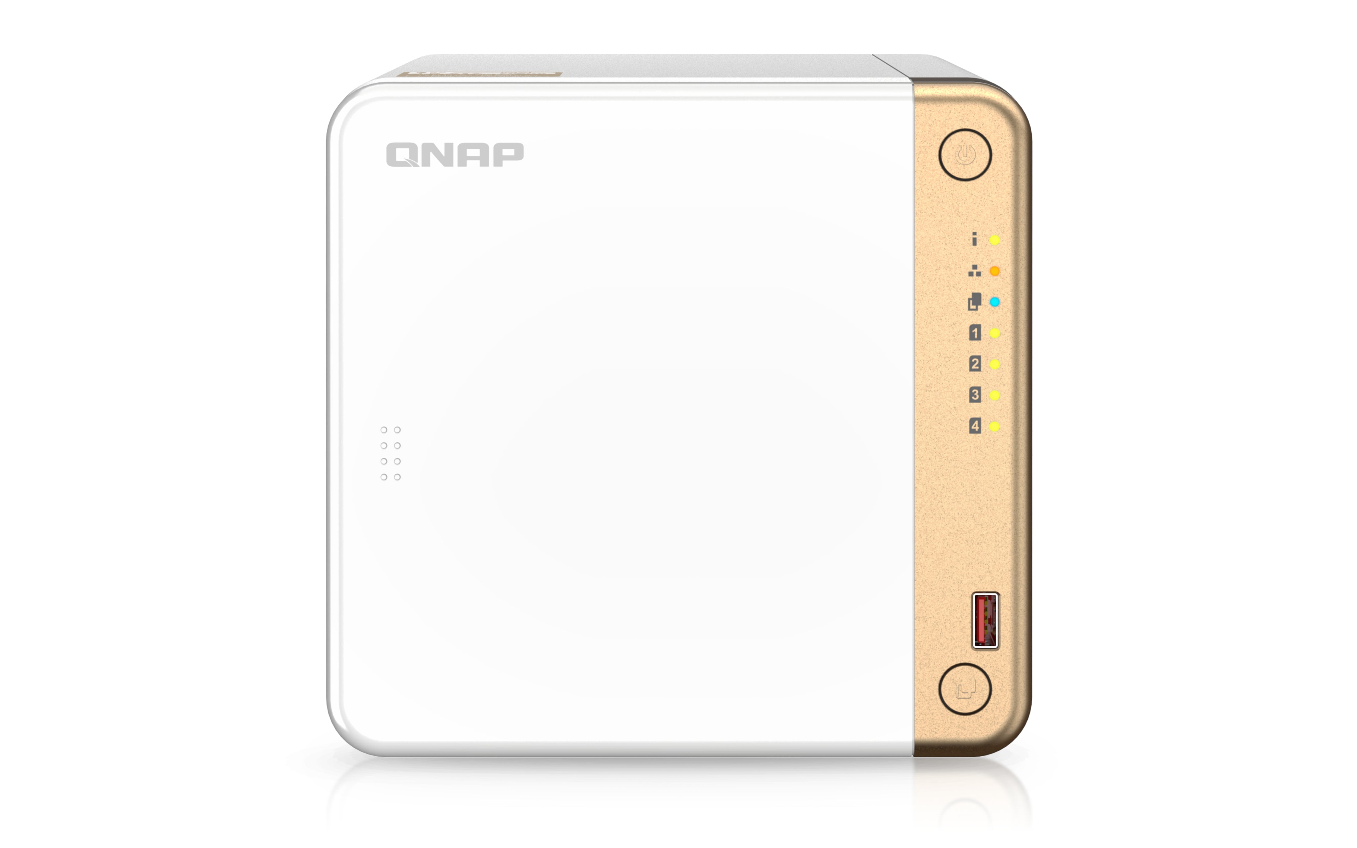 QNAP TS-462-4G NAS/storage server Tower Intel® Celeron® N4505 2 GB DDR4 0 TB QNAP QTS White