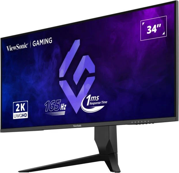 ViewSonic 34'  3440x1440, 165Hz, HDR10,  21:9, 1ms,  Office Gaming Ultra Wide Flat Monitor