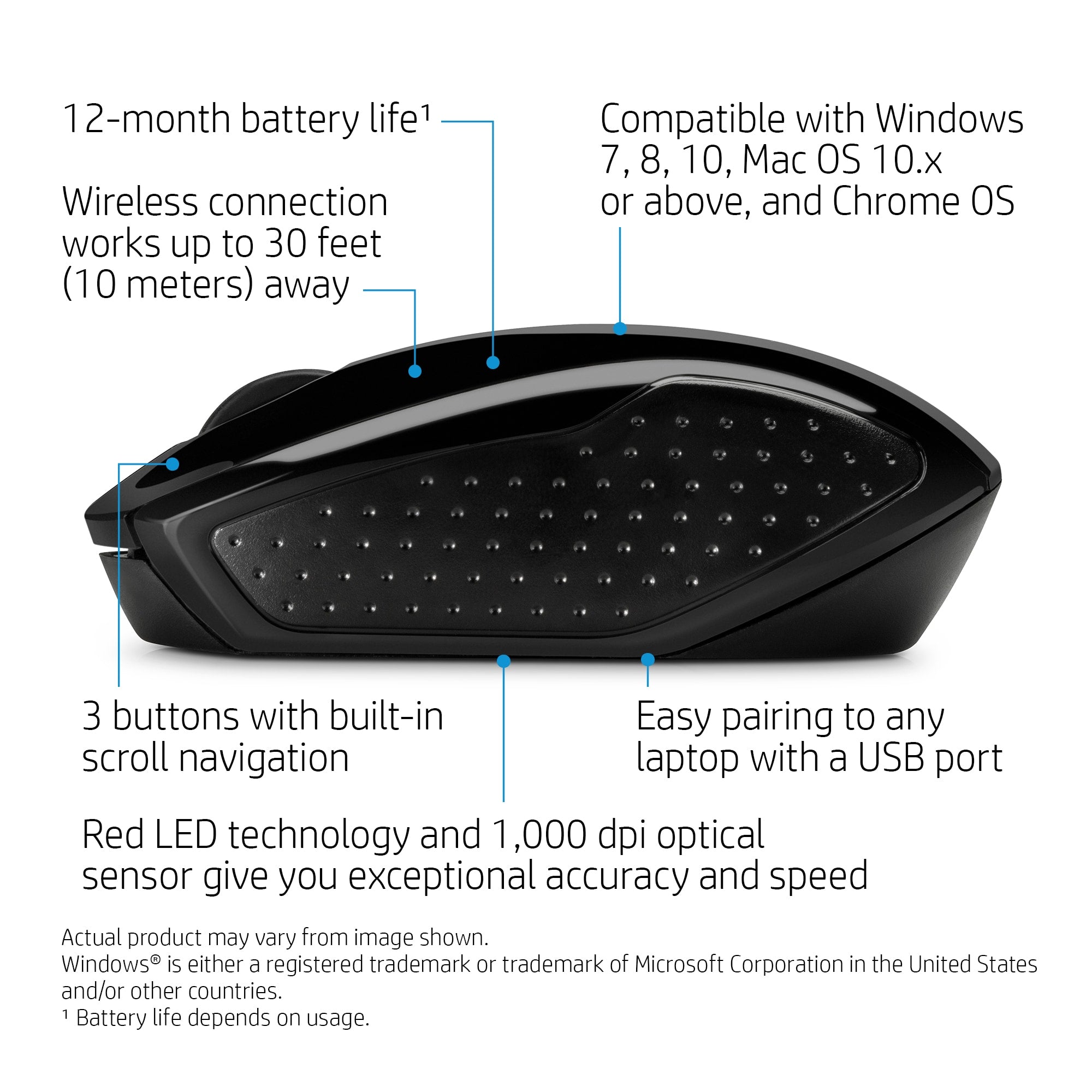 HP Wireless Mouse 200