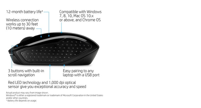 HP Wireless Mouse 200