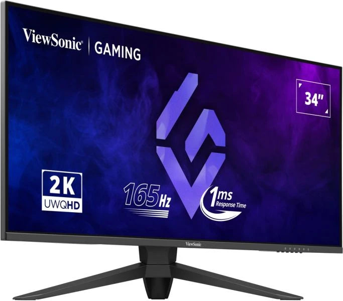 ViewSonic 34'  3440x1440, 165Hz, HDR10,  21:9, 1ms,  Office Gaming Ultra Wide Flat Monitor