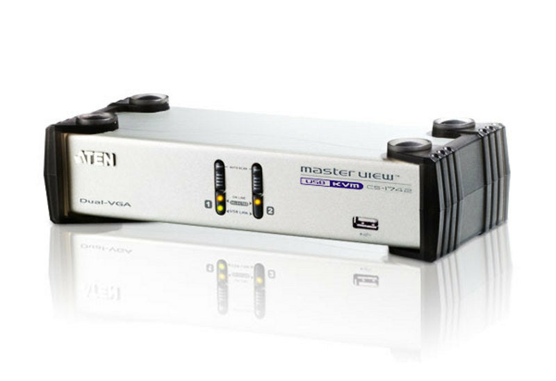 ATEN CS1742 KVM switch Silver