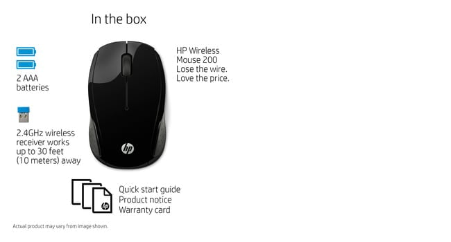 HP Wireless Mouse 200