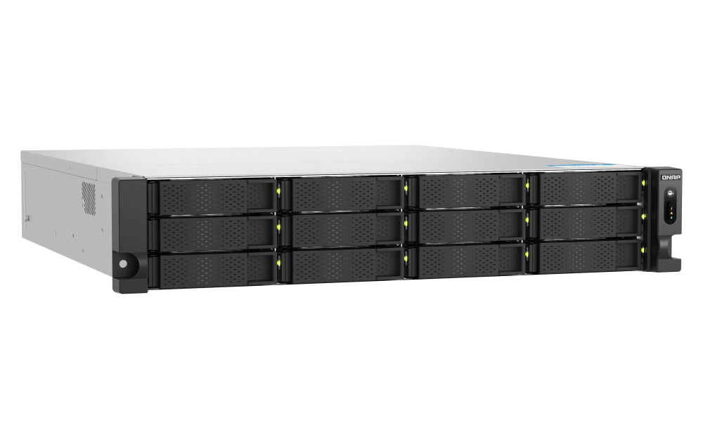 QNAP TS-H1277AXU-RP NAS Rack (2U) Intel Xeon E E-2136 32 GB DDR4 168 TB HDD QuTS hero Black