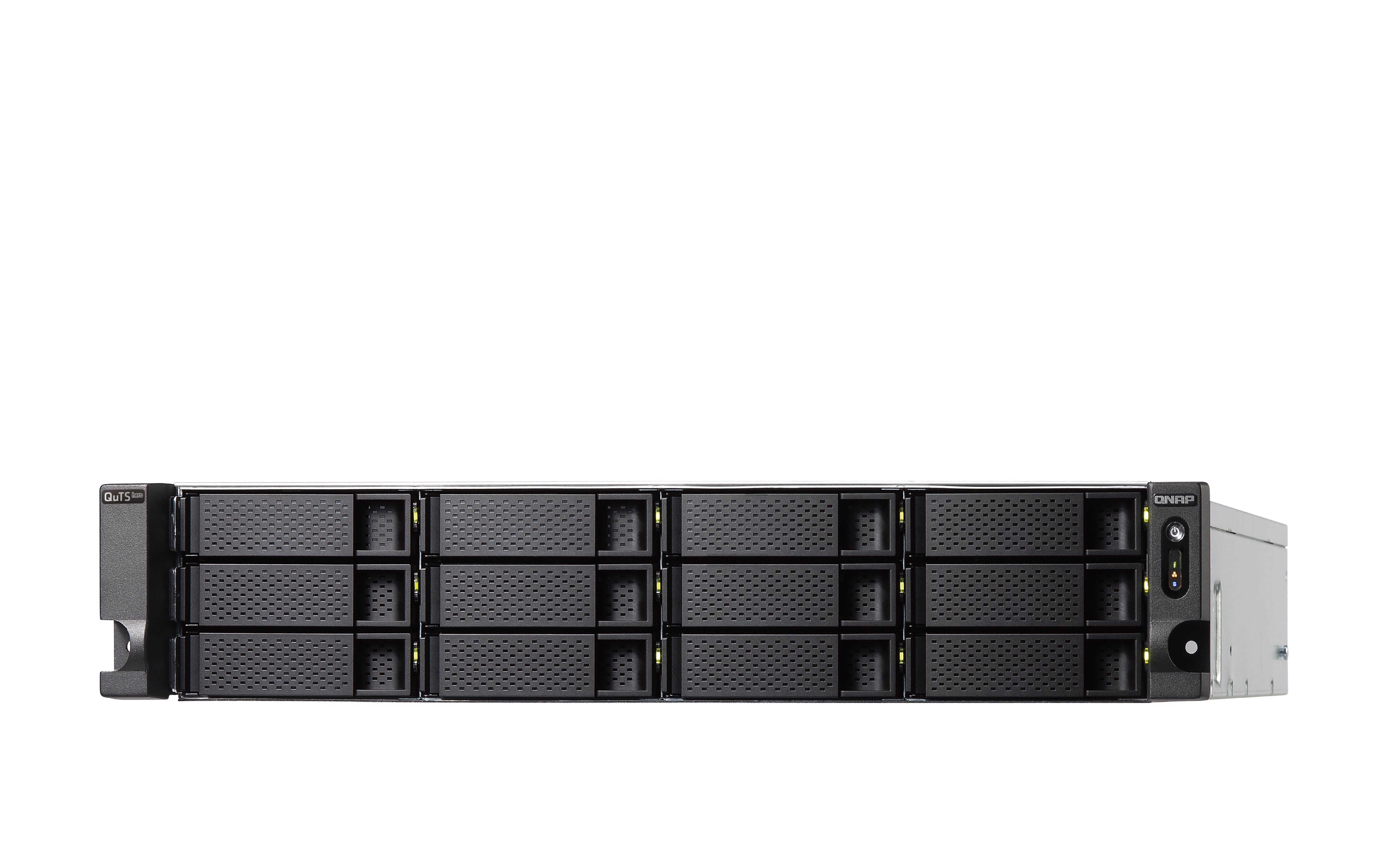 QNAP TS-H1886XU-RP-R2 NAS Rack (3U) Intel® Xeon® D D-1622 32 GB DDR4 QuTS hero Black, Grey