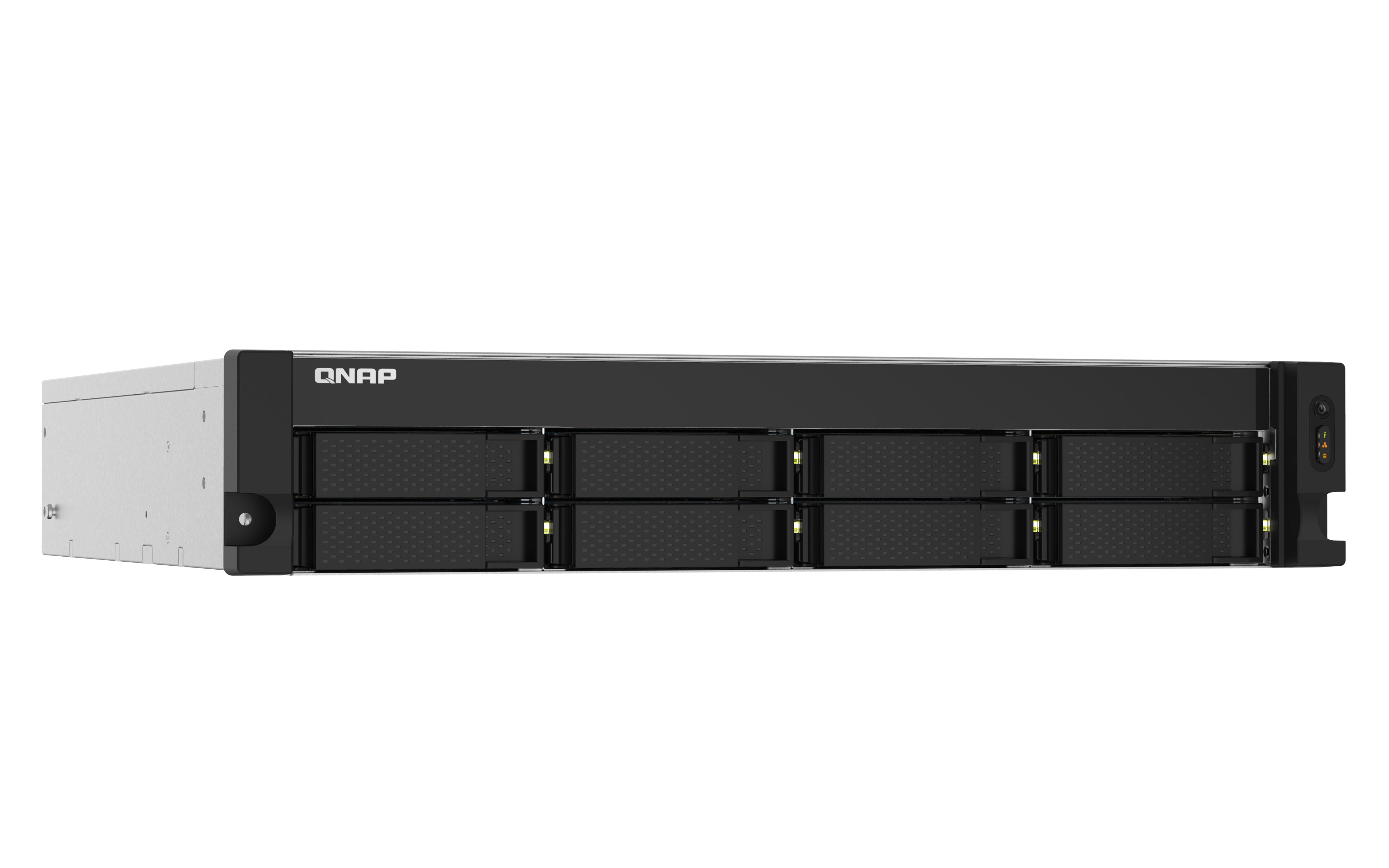 QNAP TS-832PXU NAS Rack (2U) Annapurna Labs AL324 4 GB DDR4 QNAP Turbo System Aluminium, Black