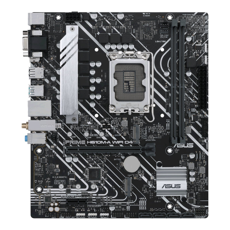 ASUS PRIME H610M-A WIFI D4 motherboard Intel H610 LGA 1700 micro ATX