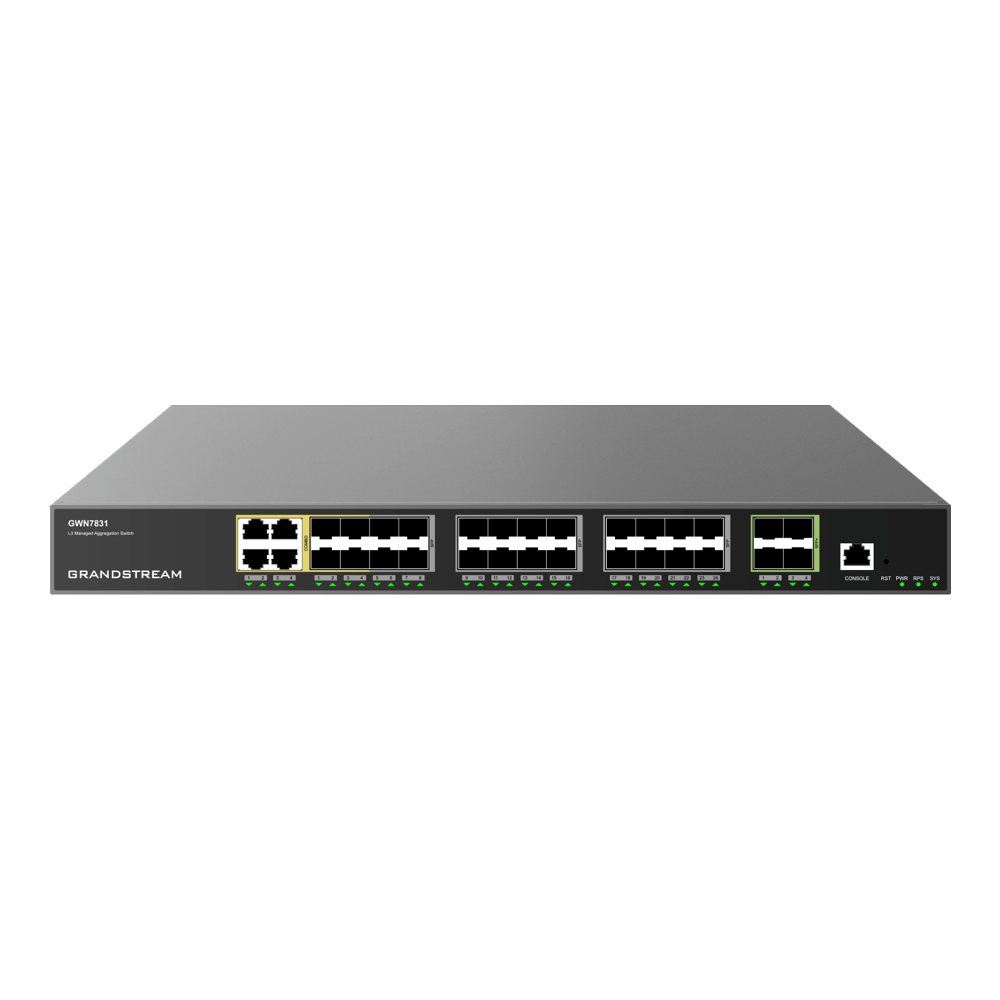 ENTERPRISE LAYER 3 MANAGED AGGREGATION SWITCH 20 X SFP 4 X SFP/GIGE COMBO 4 X SFP